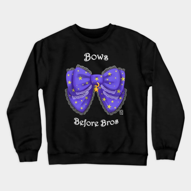 Bows Before Bros (original) Crewneck Sweatshirt by Kagekabuki